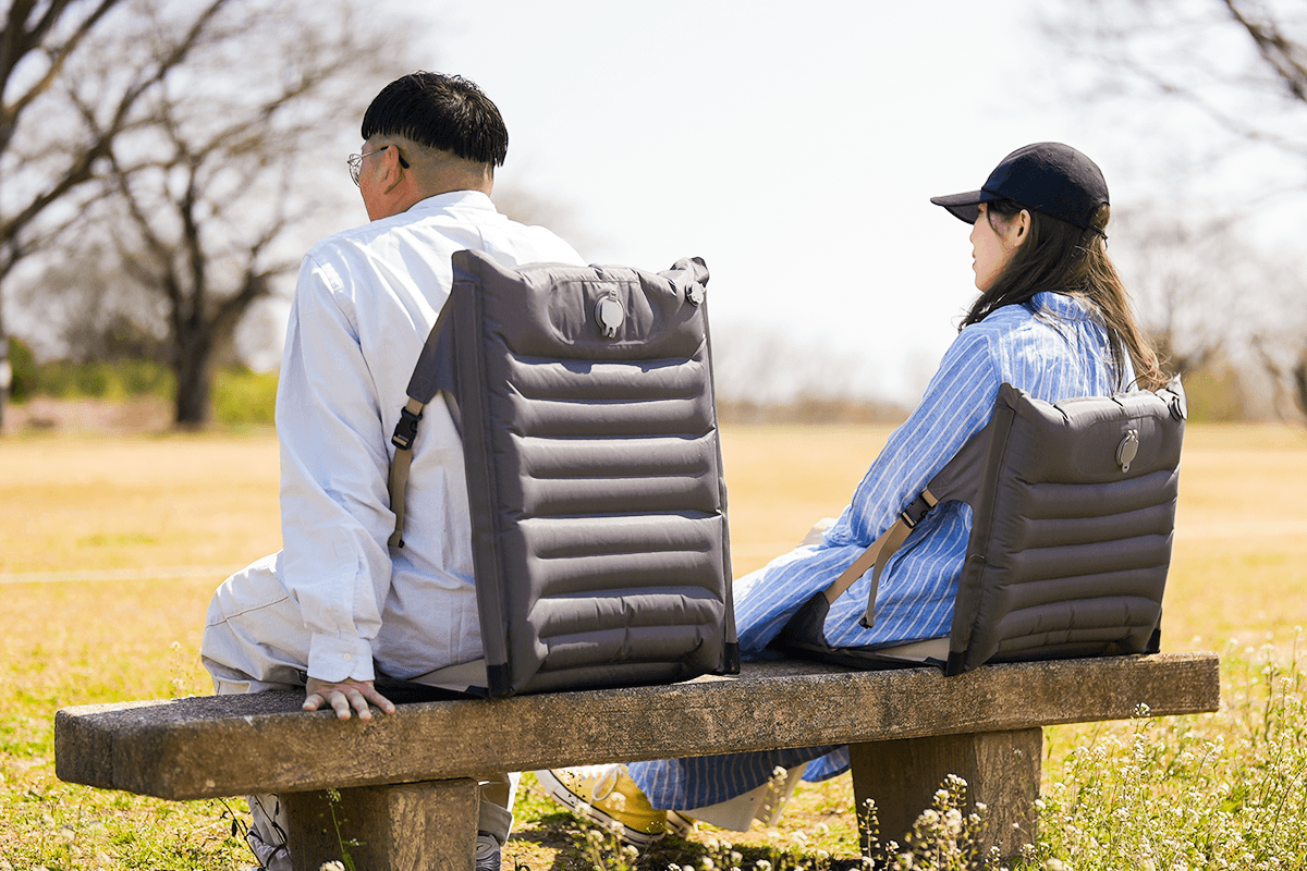 好みのサイズで最適な座り心地を選べる1