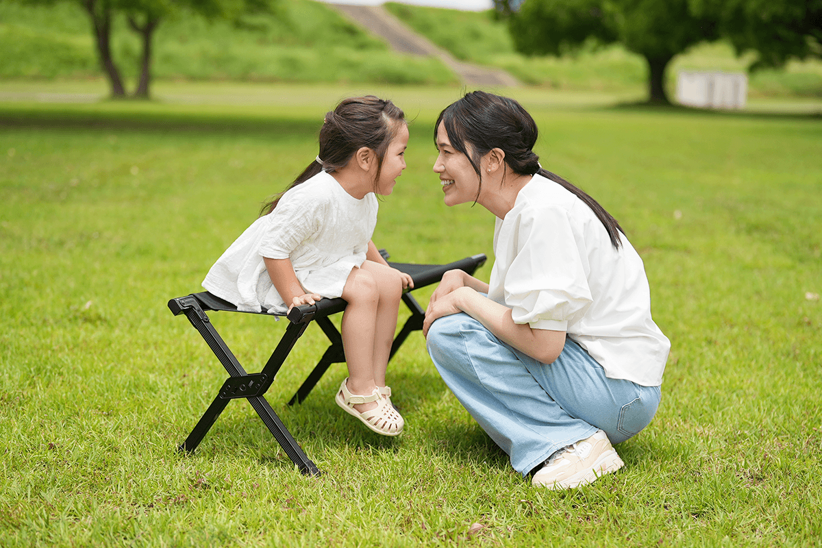 大人も子供も座れる絶妙な高さ2