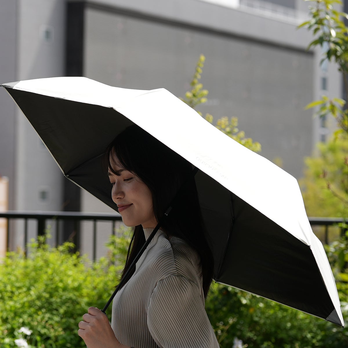QC×-0& 晴雨兼用折りたたみ自動開閉日傘 QC-55WJP | 【公式】クイック