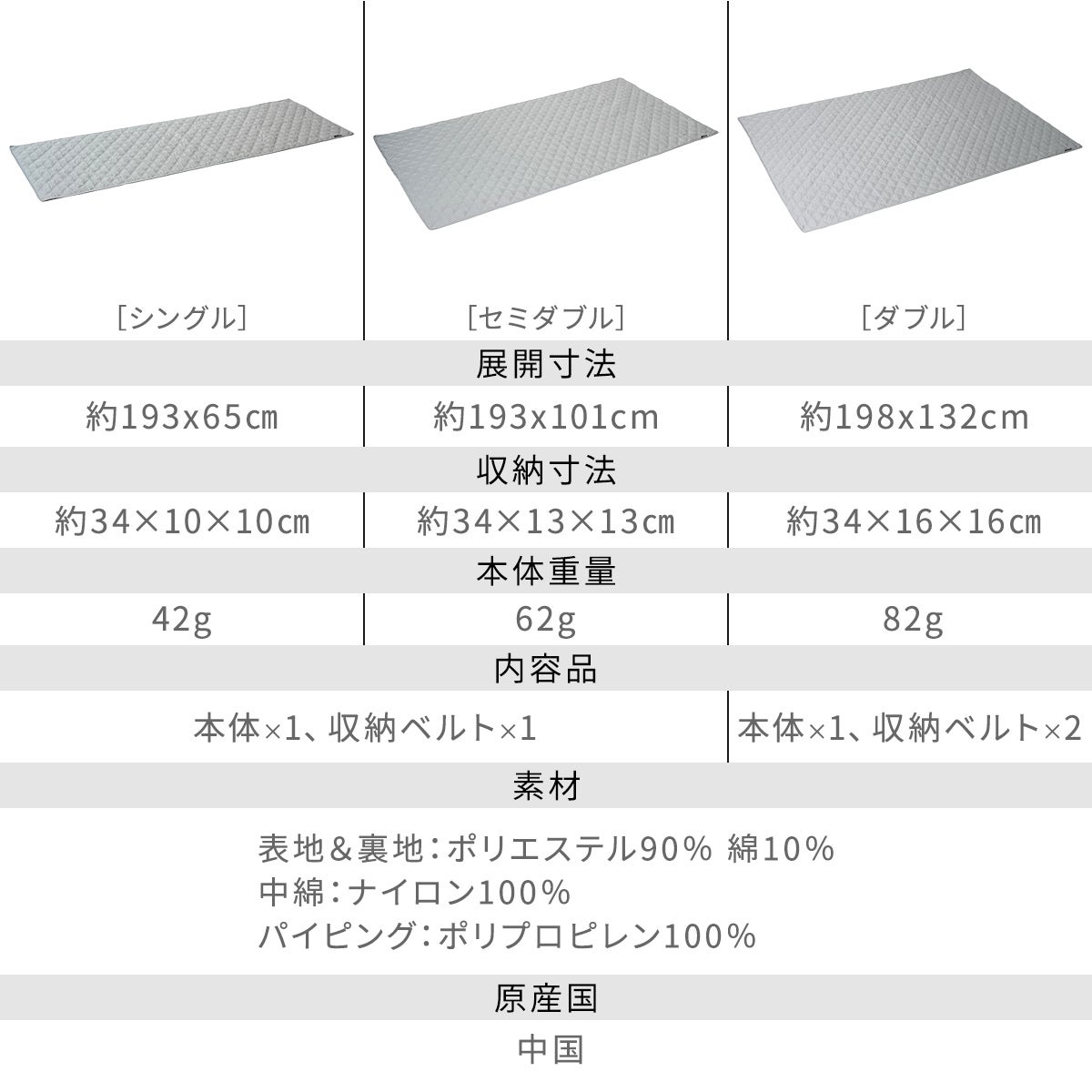 車中泊マット 8cm シングル ＆ マットカバー 2点セット | クイック
